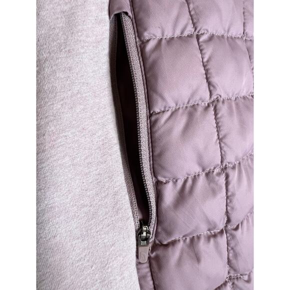 TNF Thermoball Quilted Insulated Hooded Softshell Vest in Purple Women's Small - Picture 12 of 15